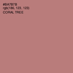 #BA7B7B - Coral Tree Color Image